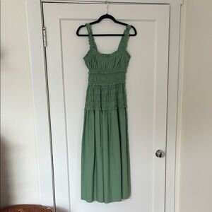 Doen Green Sleeveless Dress